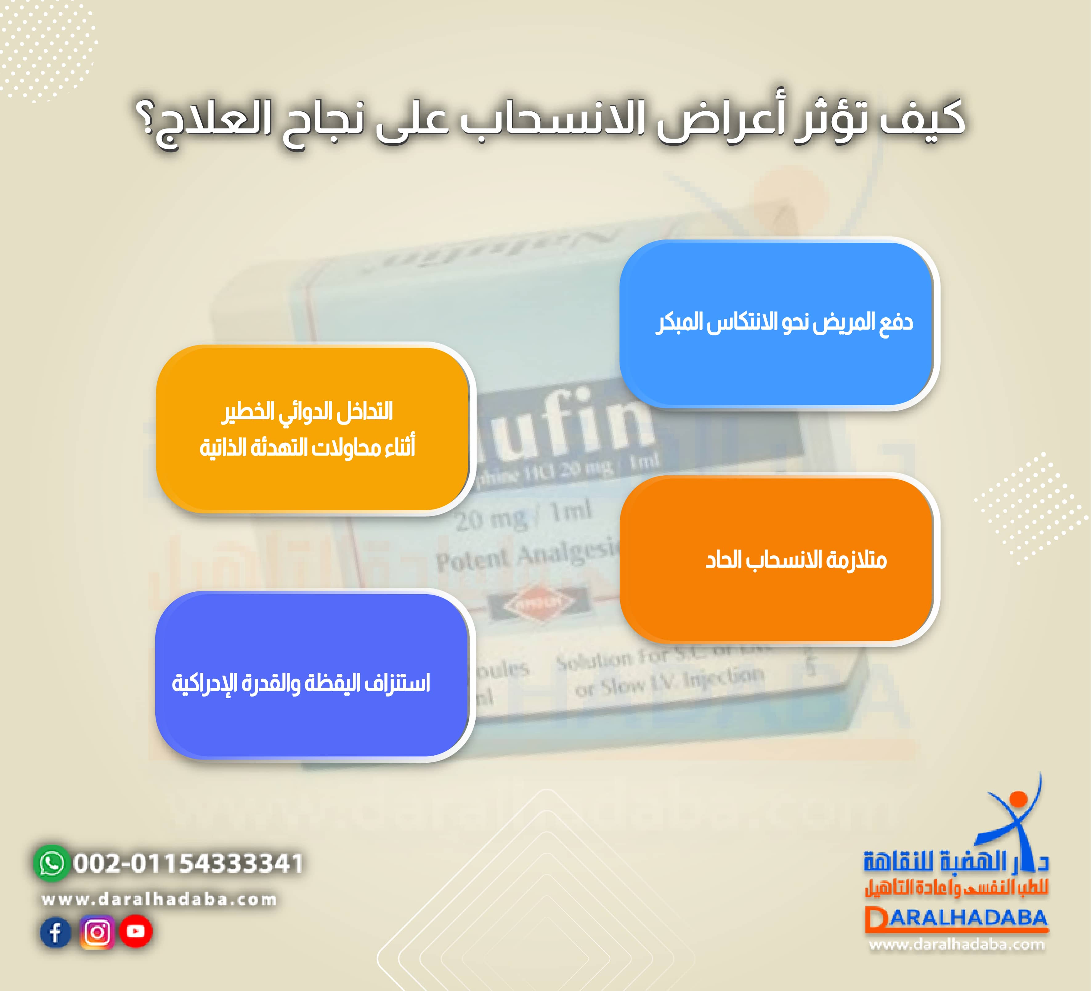 كيف تؤثر أعراض الانسحاب على نجاح العلاج؟ 